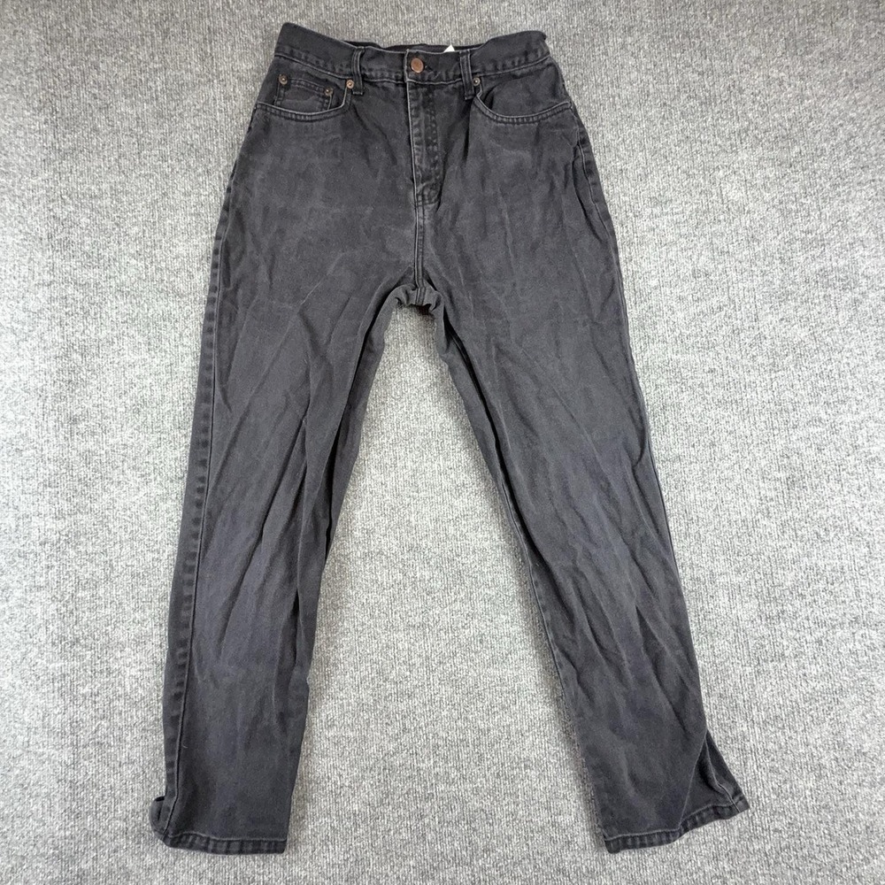 Bill Blass Jeans Womens 10 Charcoal Wash High Rise Relaxed Mom Denim Pants